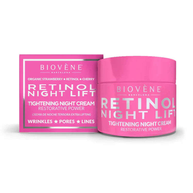 Crema de fermitate de noapte cu retinol cu ingrediente active pentru regenerare 50 ml