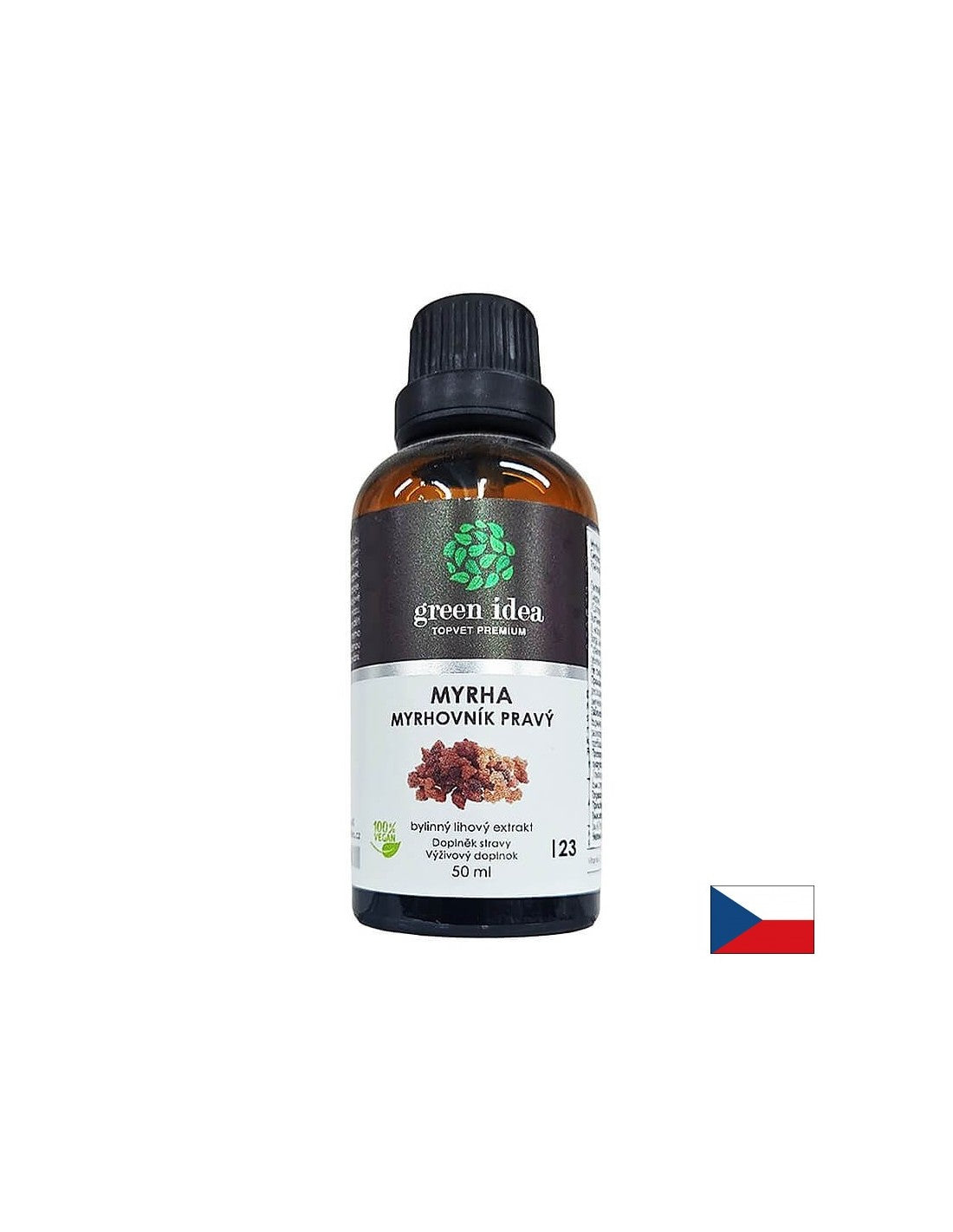 Imunitate și inimă sănătoasă - Smirnă (rășină) + vitamina C, tinctură de 50 ml