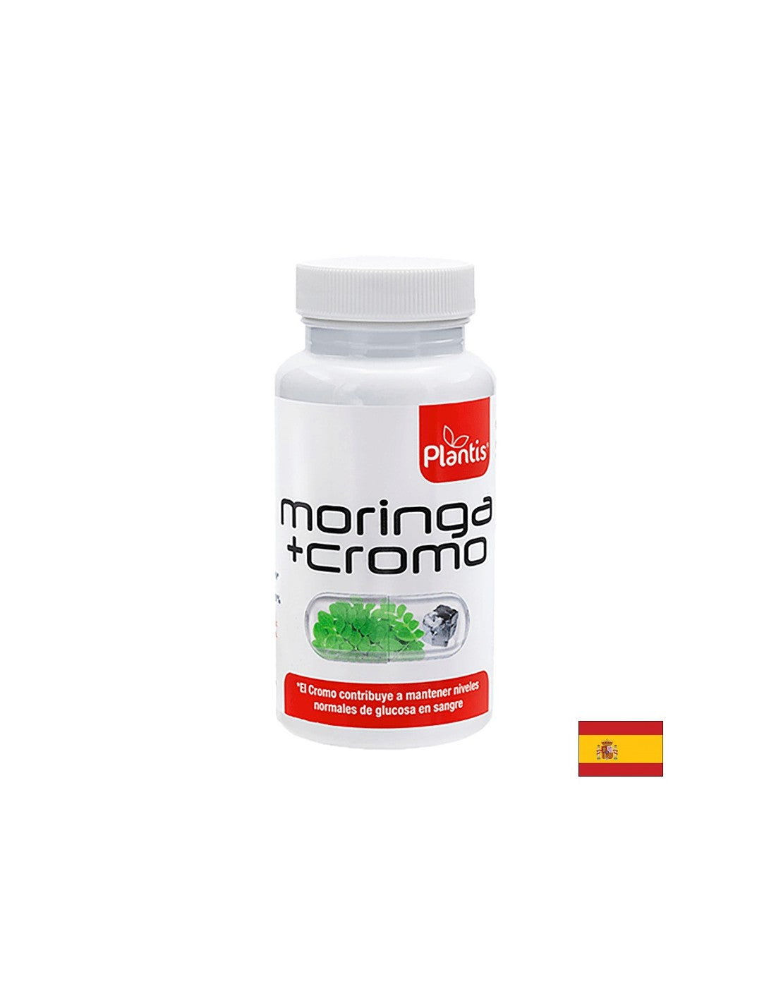 Pierderea în greutate și controlul poftei de mâncare - Moringa 500 mg și crom 40 µg - Moringa + Cromo Plantis®, 60 capsule
