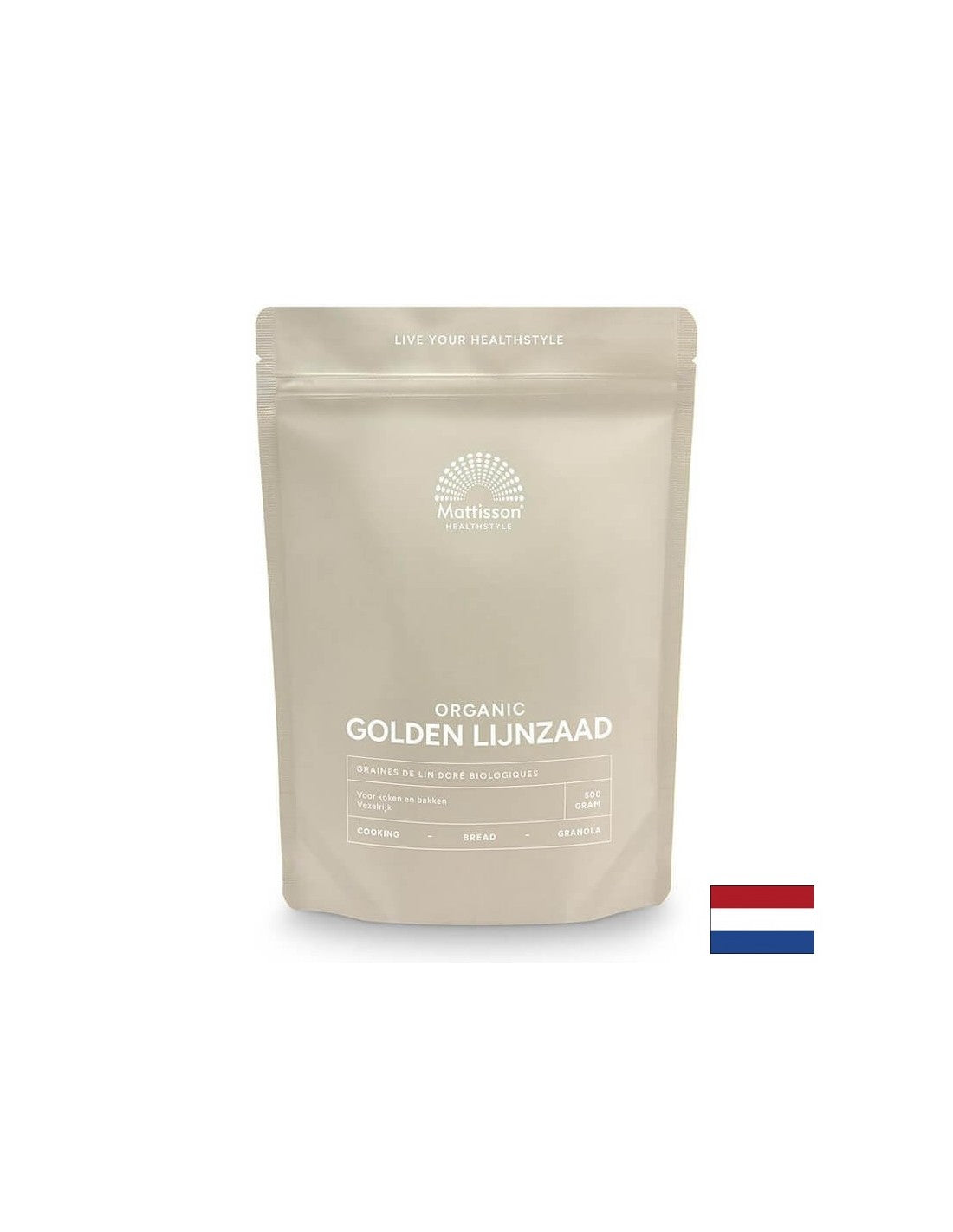 Seminte de in Golden (crude) Organic, 500 g
