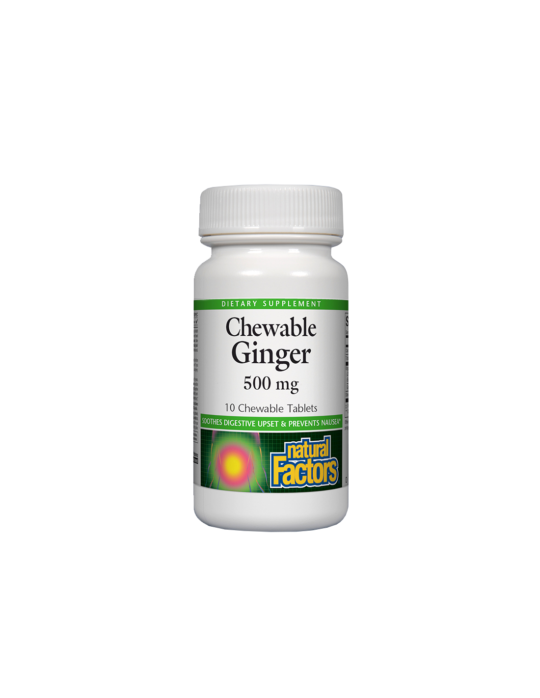 Ghimbir masticabil 500 mg - 10 tablete masticabile