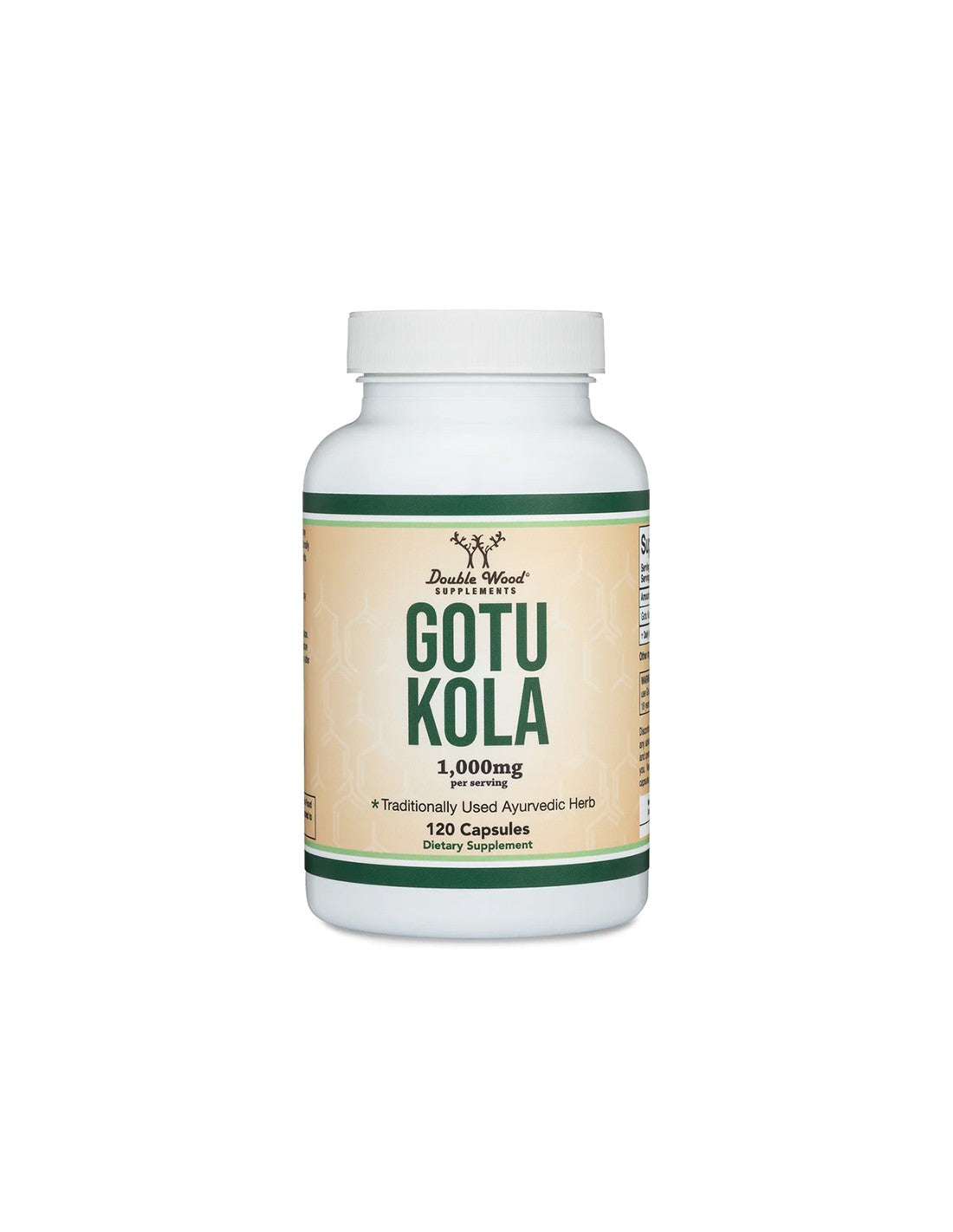 Gotu Kola - Circulație, Piele Frumoasă, Sănătate Creierului, 500 mg, 120 capsule pentru 2 luni