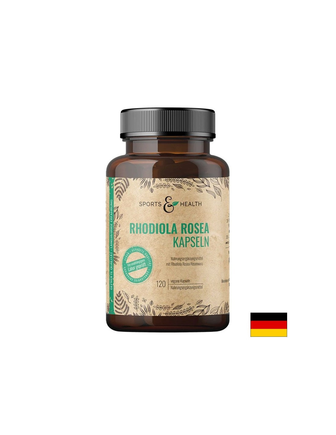Stres și bună dispoziție - Rădăcină de aur, 500 mg x 120 capsule
