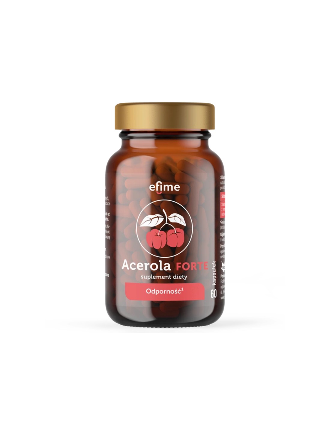 Imunitate - Acerola FORTE Efime (sursa naturala de vitamina C), 500 mg x 60 capsule