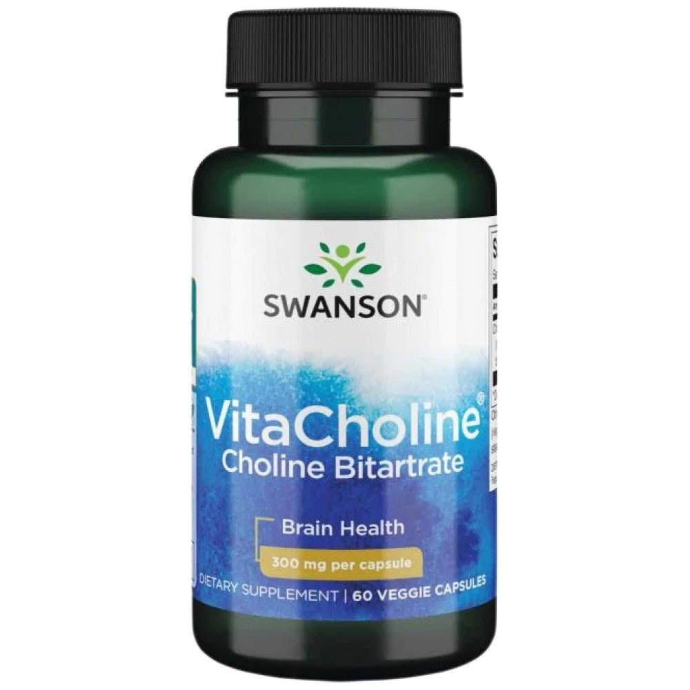 VitaCholine Choline Bitartrate 300 mg 60 capsule