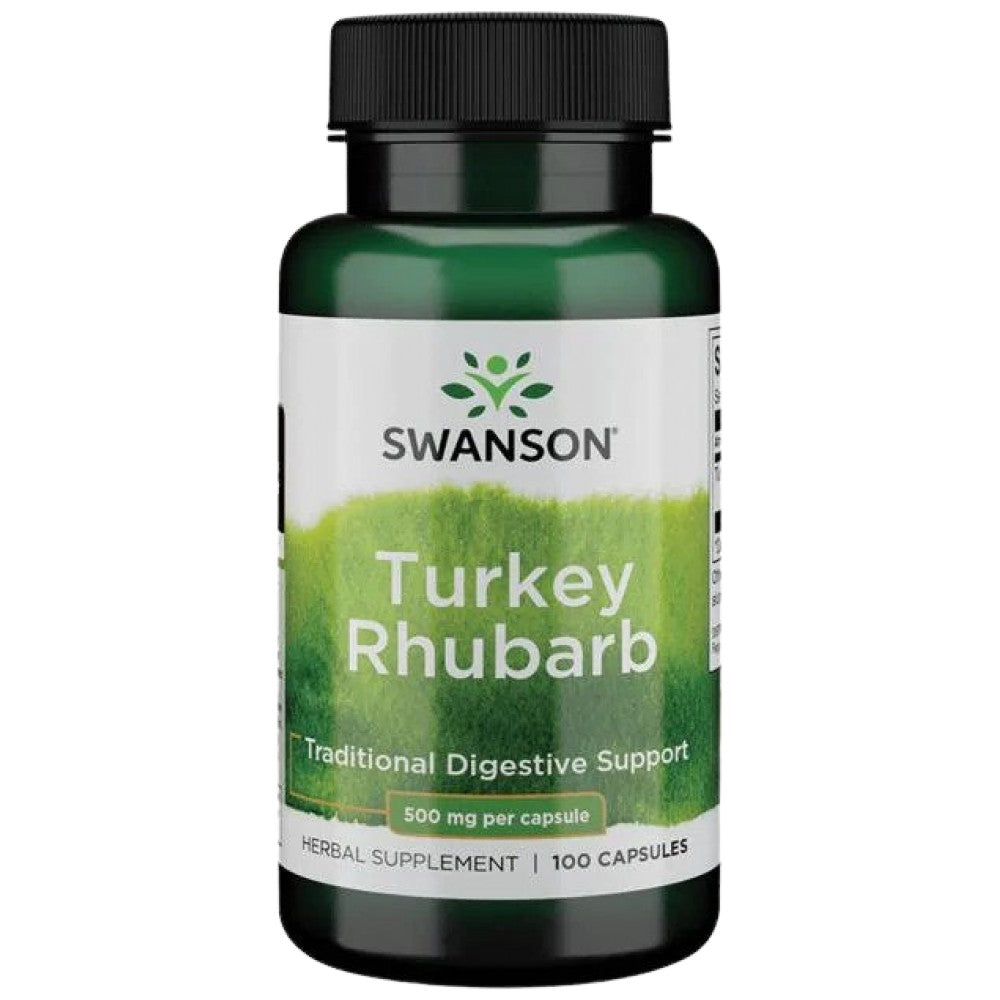 Rubarbă de curcan 500 mg 100 capsule