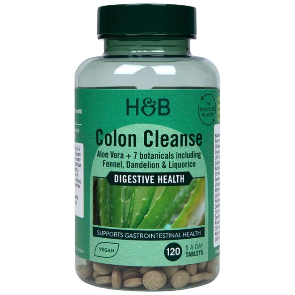Aloe Vera Colon Cleanse 330 mg - 120 Tablete