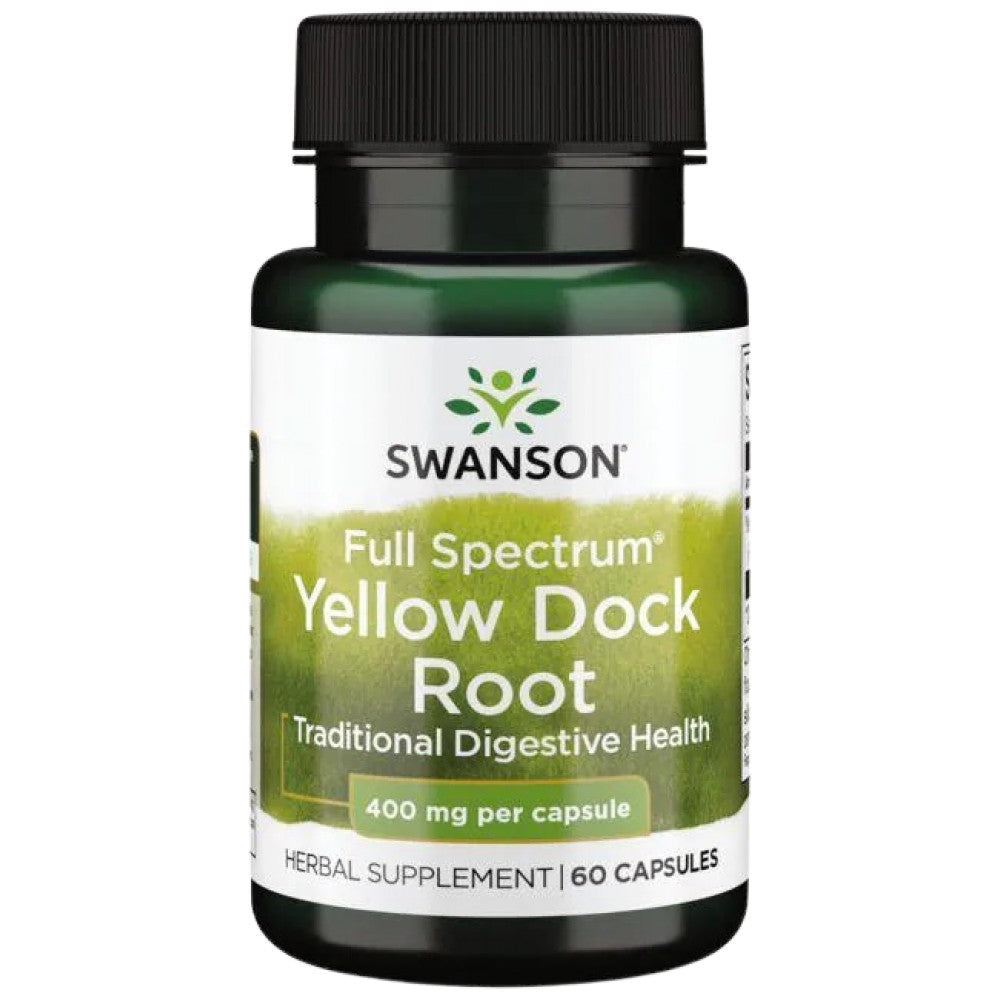 Full Spectrum Yellow Dock Root 400 mg 60 capsule