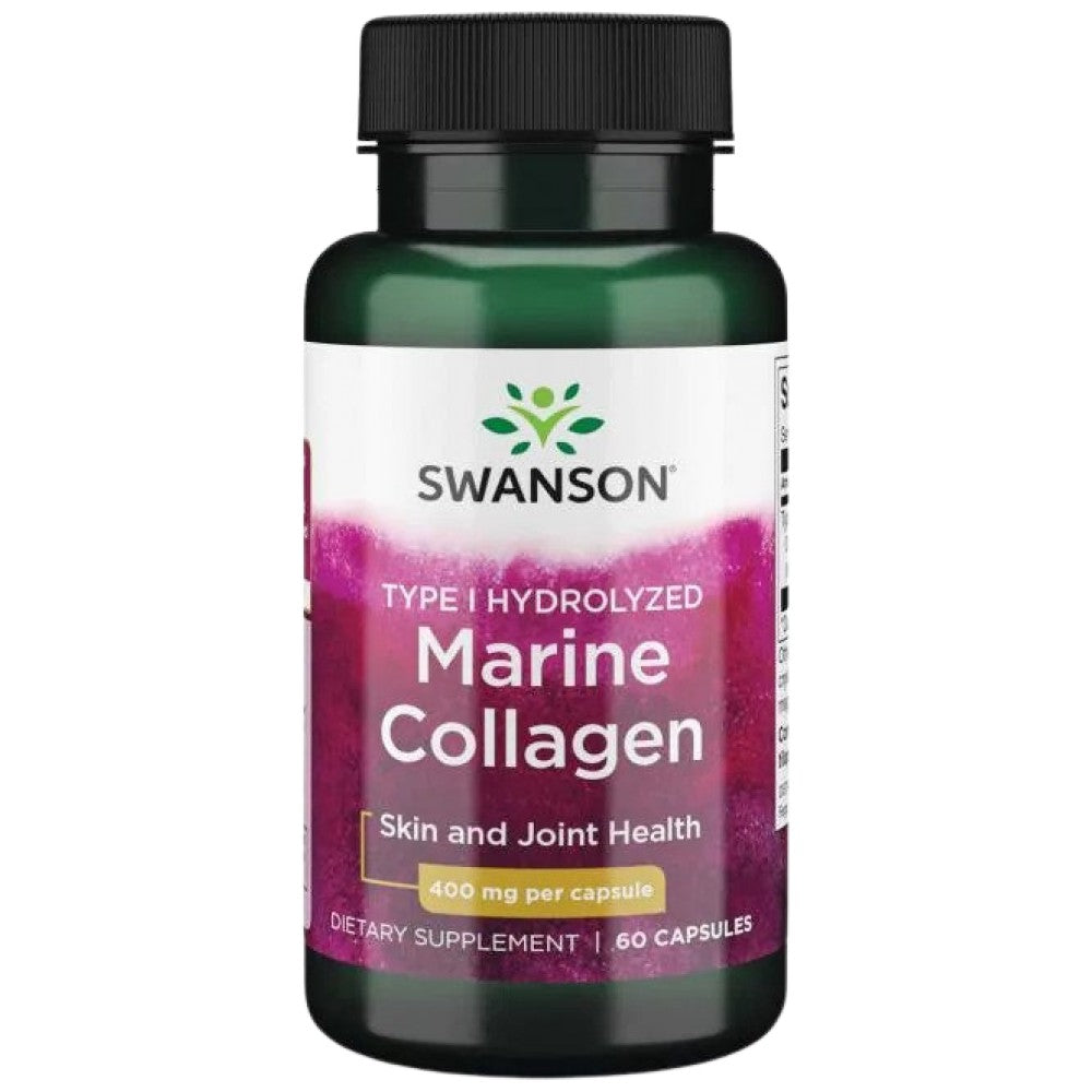 Colagen de pește hidrolizat tip 1 60 capsule