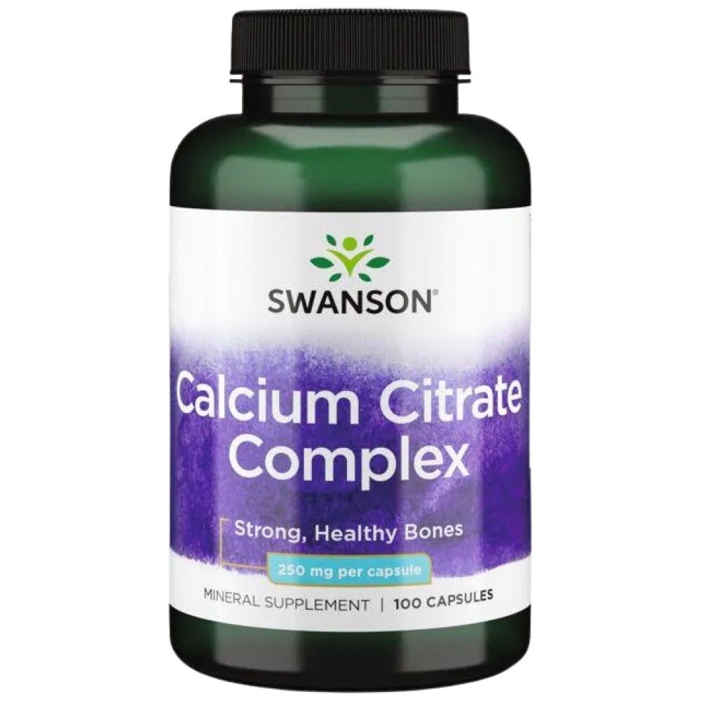 Complex Citrat de Calciu 250 mg - 100 capsule