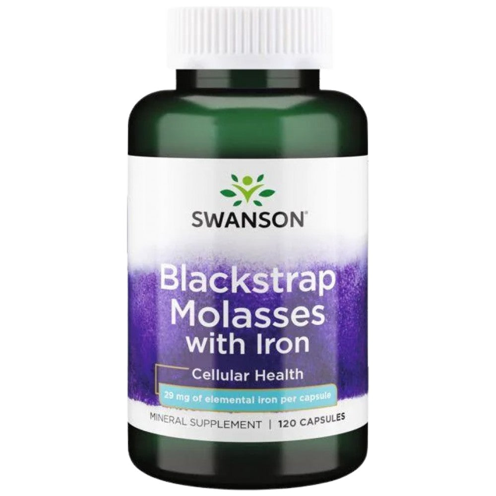 Melasa Blackstrap Cu Fier 29 mg 120 capsule