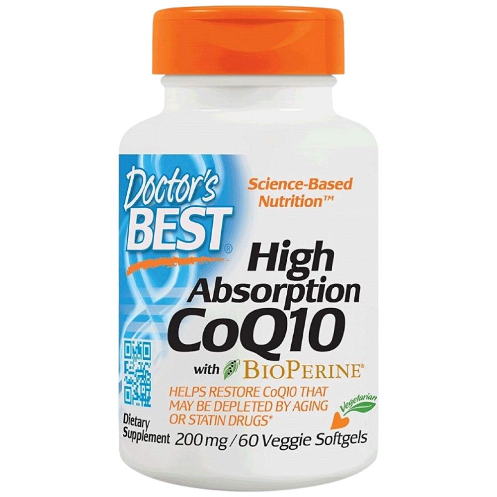 BEST CoQ10 cu Bioperine 200 mg - 60 capsule de gel