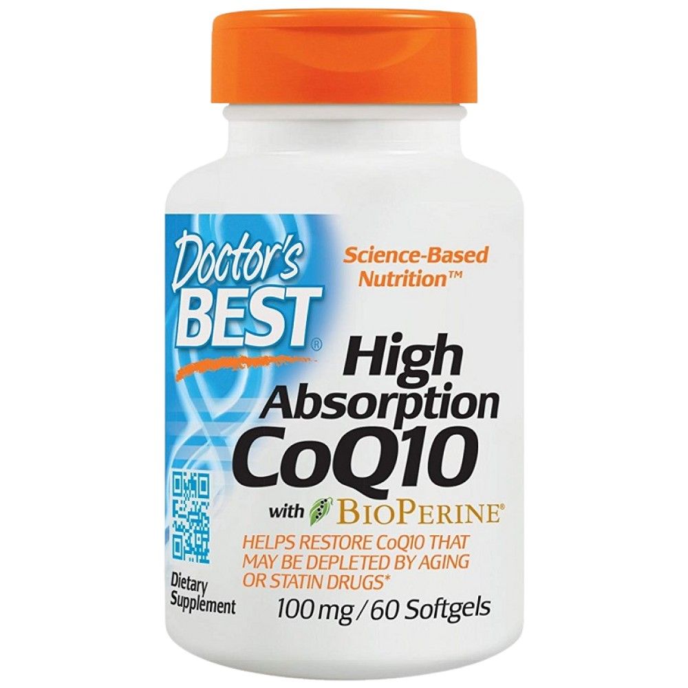 BEST CoQ10 cu Bioperine 100 mg - 60 capsule de gel