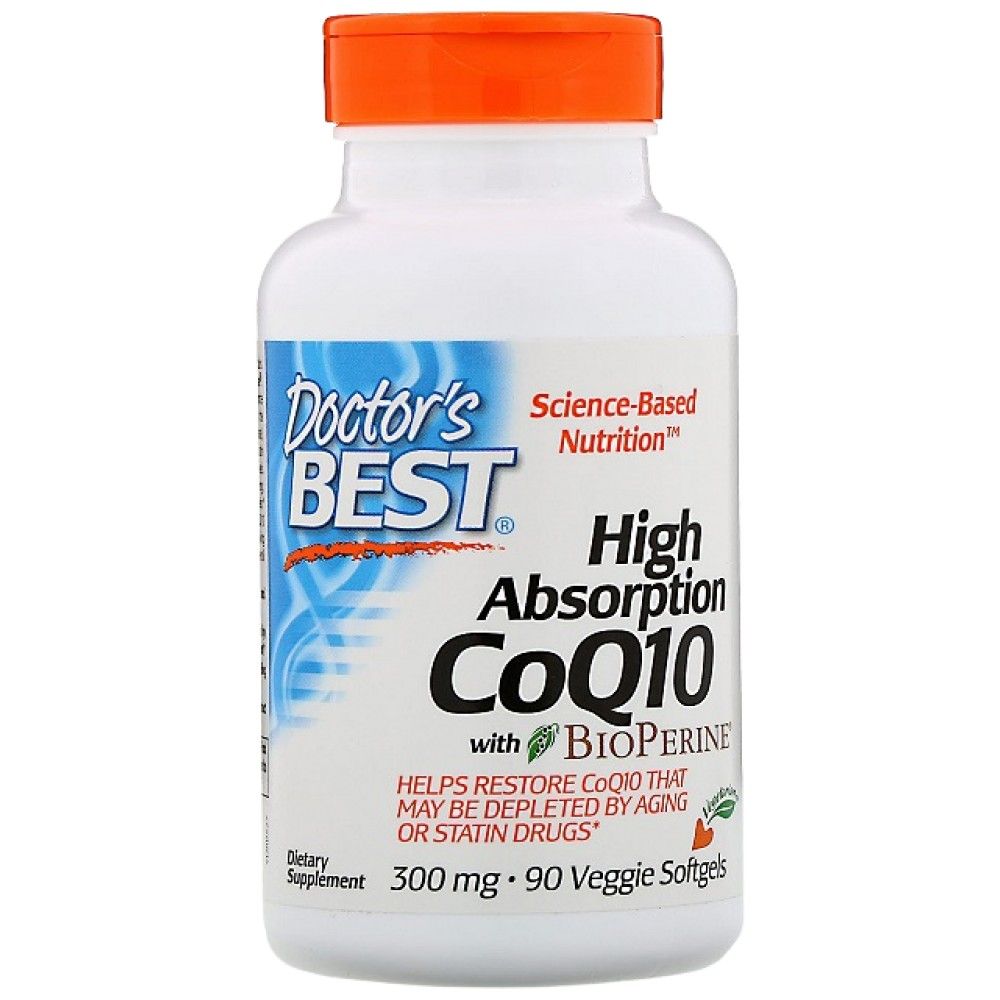 BEST CoQ10 cu Bioperine 300 mg - 90 capsule de gel