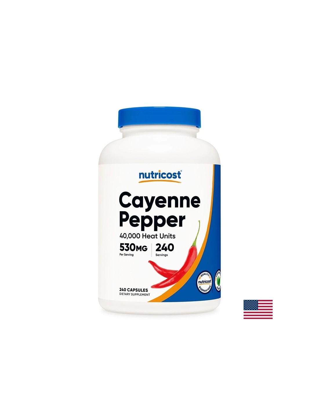 Scădere în greutate - Piper Cayenne, 530 mg x 240 capsule
