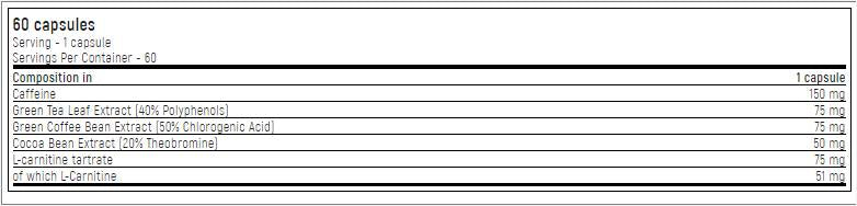 Gold Line / Lipo 9 - Thermogenic Fat Burner - 60 capsule