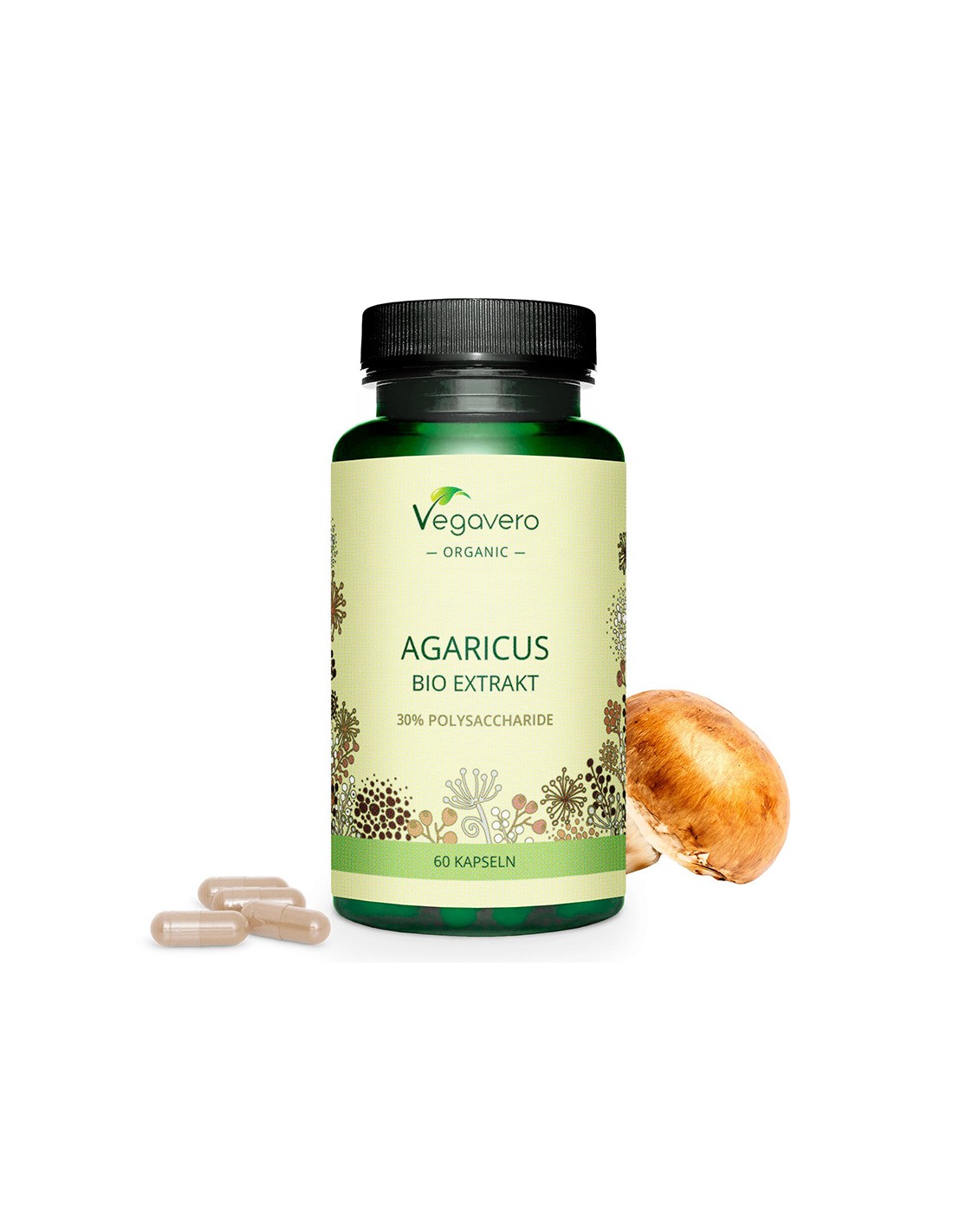 Imunomodulator natural - Bio Agaricus (extract), 60 capsule Vegavero