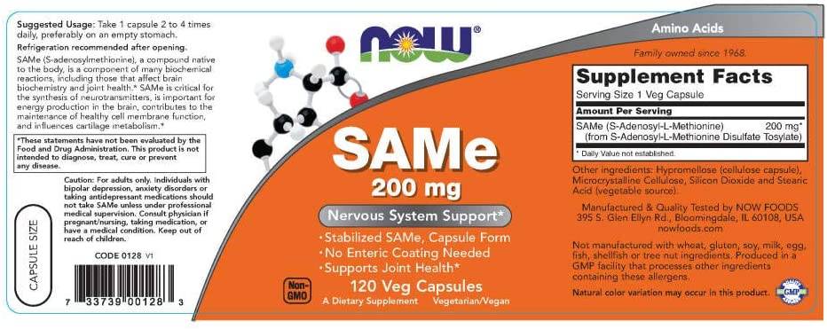 SAMe 200 mg - 60 capsule