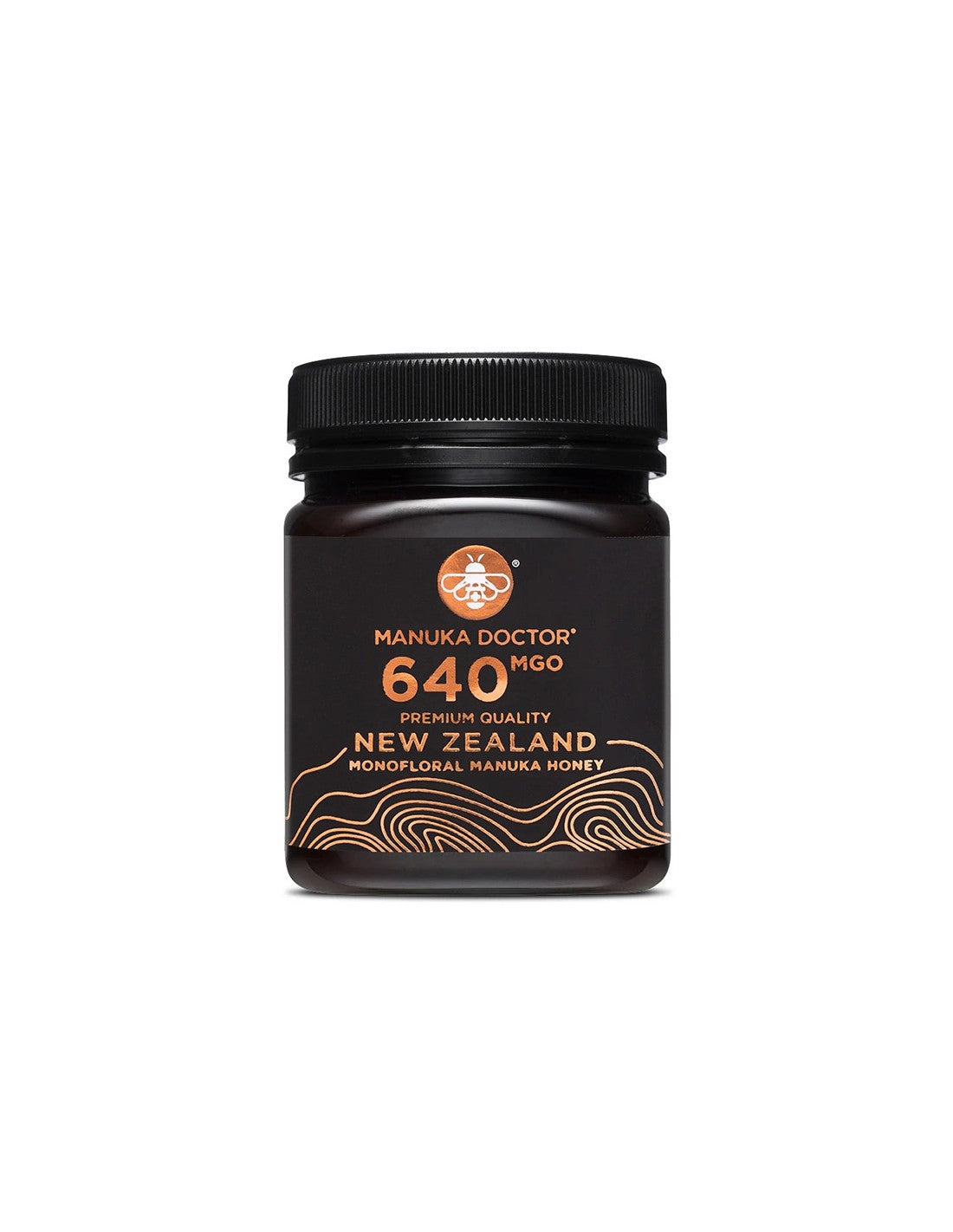 Miere de manuka monofloră de calitate premium - 640 MGO, 250 g