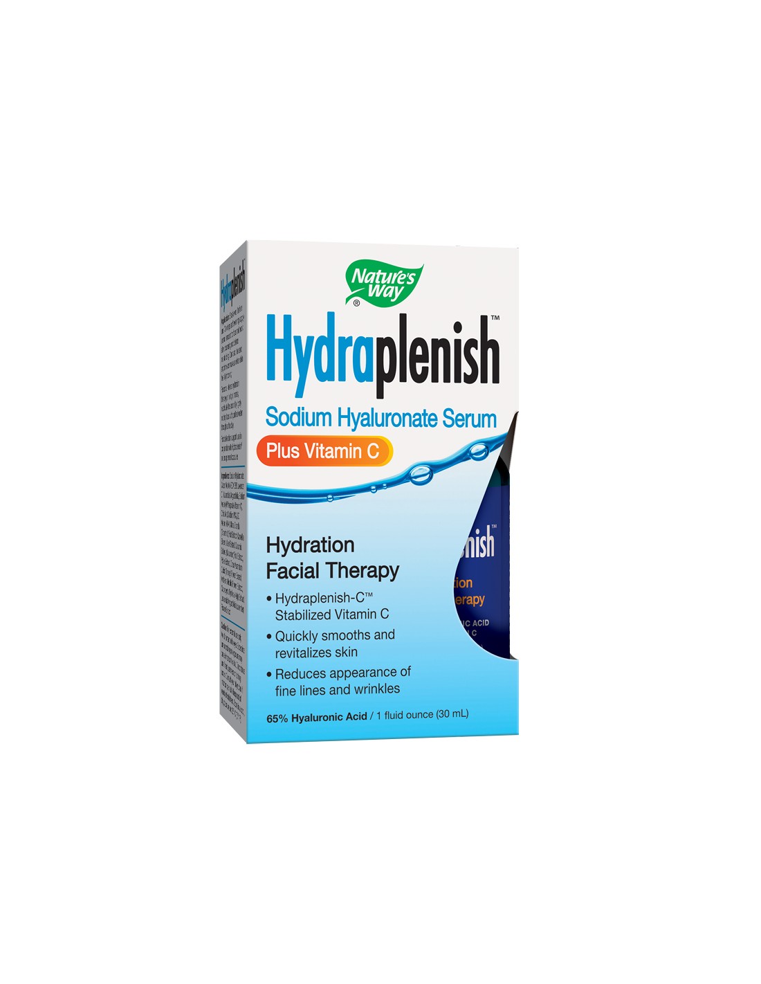 Hydraplenish™ ser + vitamina C (65% acid hialuronic) - Hydraplenish™ Sodium Hyaluronate Serum Plus Vitamina C, 30 ml