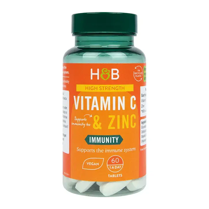 Vitamina C + Zinc (Vitamina C + Zinc) 60 comprimate HOLLAND & BARRETT