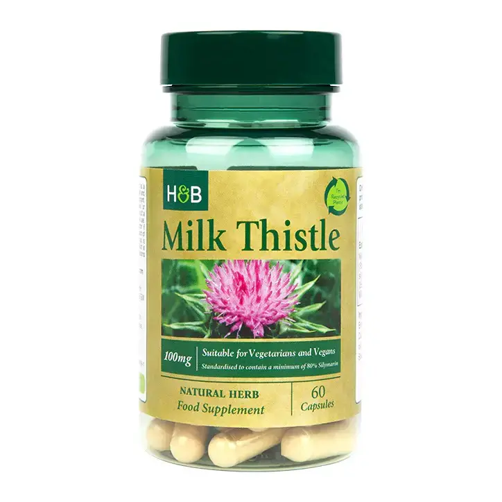 Milk thistle extract (Milk Thistle) 60 capsules HOLLAND & BARRETT - Nutra Best Europe