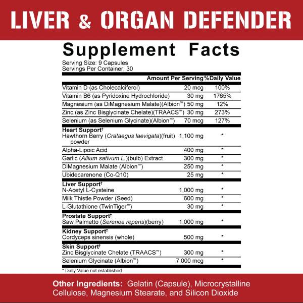 Liver and Organ Defender 270 capsule