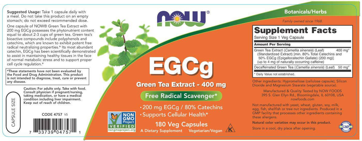 EGCG / Extract de ceai verde 400 mg - 90 capsule