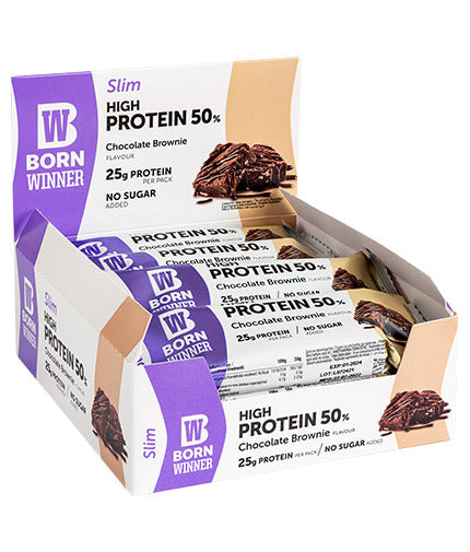 Slim 50% High Protein Bar - 12 x 50 grame