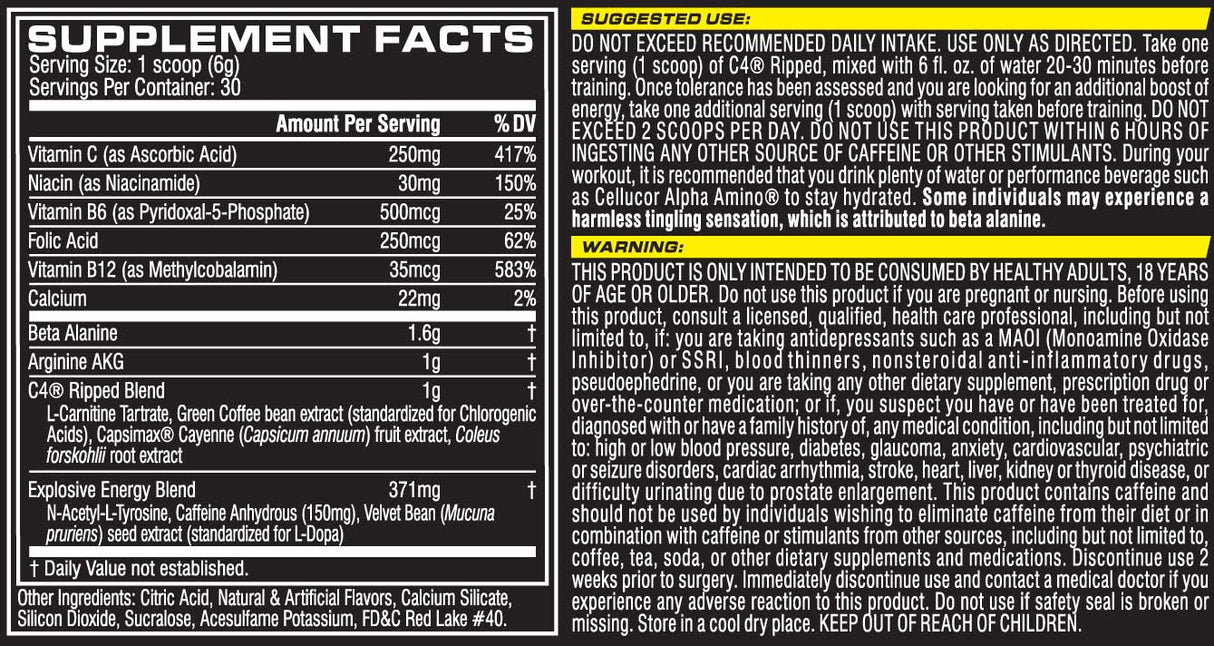 C4 RUPȚAT - 180 de grame