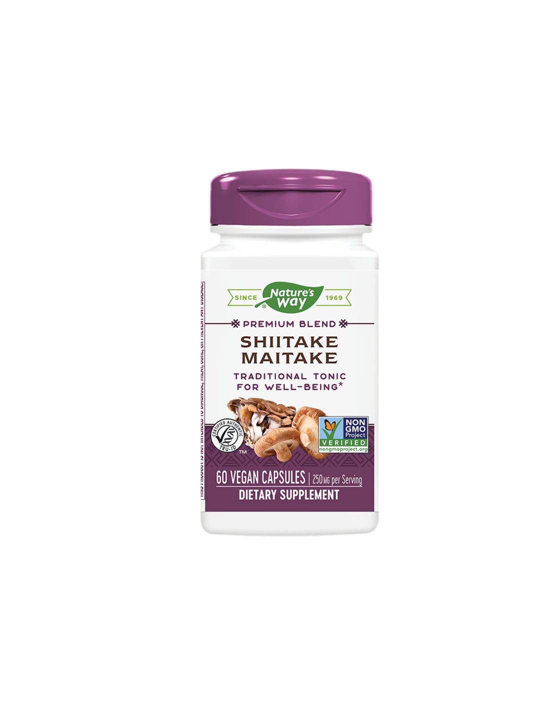Shiitake & Maitake 250 mg - 60 capsule