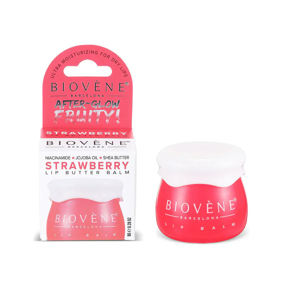 Balsam de buze cu căpșuni și niacinamidă pentru un finisaj radiant - 8 grame