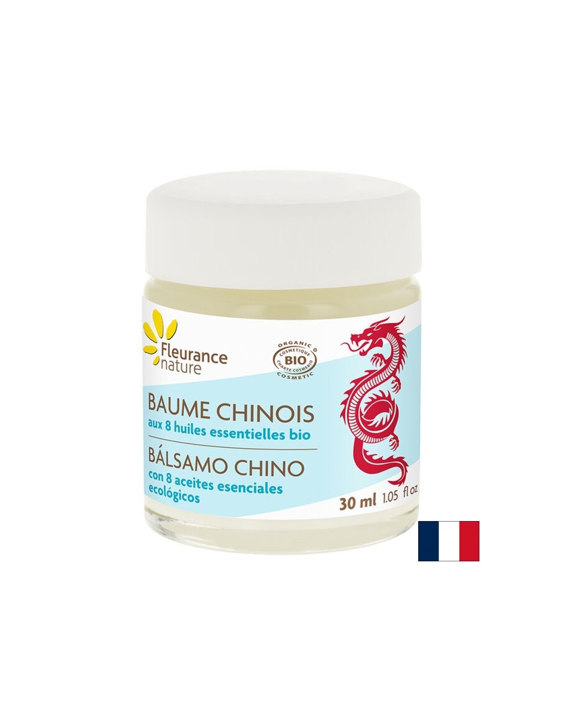 Balsam de corp chinezesc cu 8 uleiuri esențiale, Bio Fleurance Nature