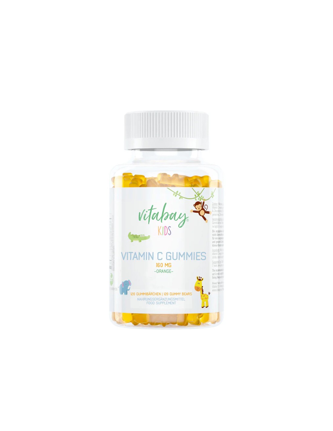 Imunitate - Vitamina C pentru copii, 80 mg x 120 comprimate jeleu, aroma portocale