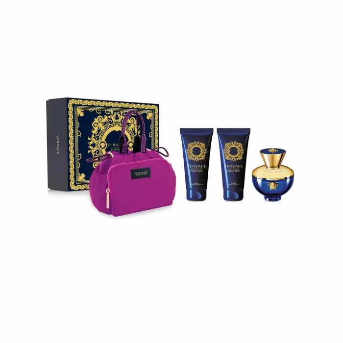 Versace Dylan Blue Pour Femme Eau De Parfum Spray 100ml Set 4 Piese