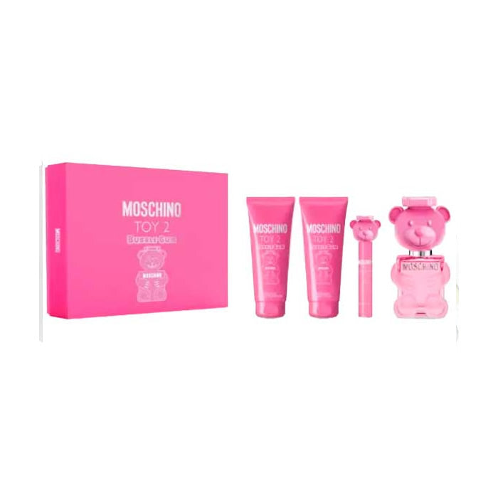 Moschino Toy 2 Bubble Gum Eau De Toilette Spray 100ml Set 4 Bucuri