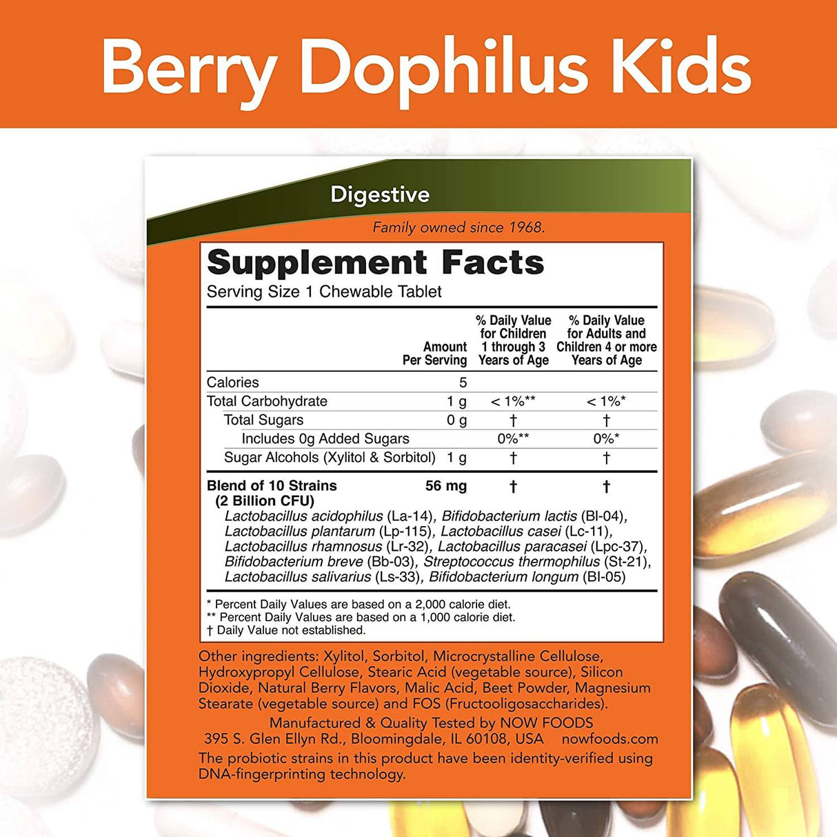 BerryDophilus - 60 de tablete masticabile