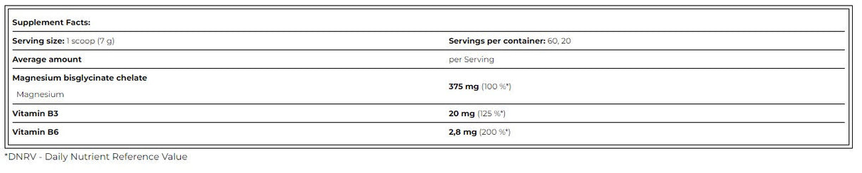 MagneChel / Chelat de bisglicinat de magneziu / 20 x 7 g