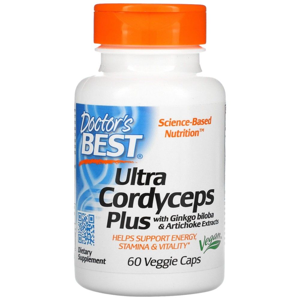 Ultra Cordyceps Plus | Cu Anghinare & Ginkgo Biloba - 60 capsule