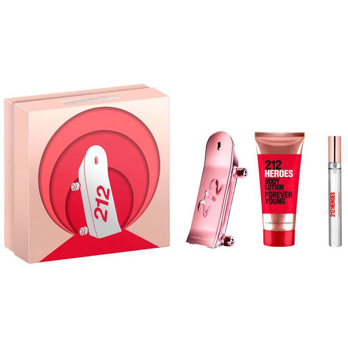 Carolina Herrera 212 Heroes Eau De Parfum Spray 80ml Set de Craciun