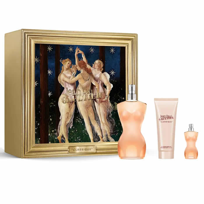 Jean Paul Gaultier Classique Eau De Toilette Spray 100ml Set 3 Piese
