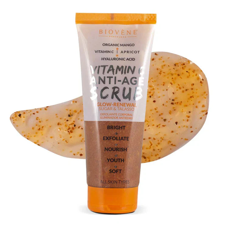 Scrub anti-îmbătrânire cu vitamina C cu mango pentru reînnoirea pielii 250 ml
