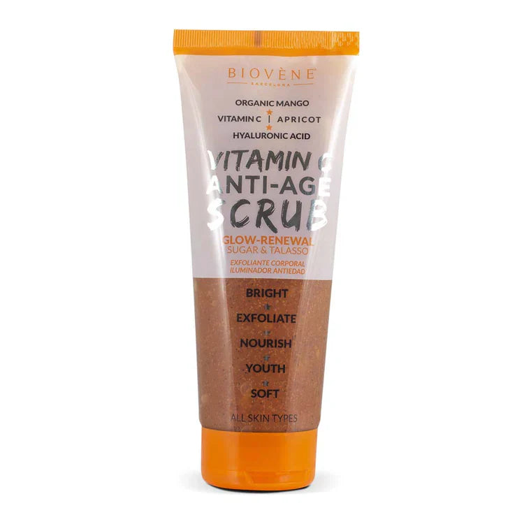 Scrub anti-îmbătrânire cu vitamina C cu mango pentru reînnoirea pielii 250 ml