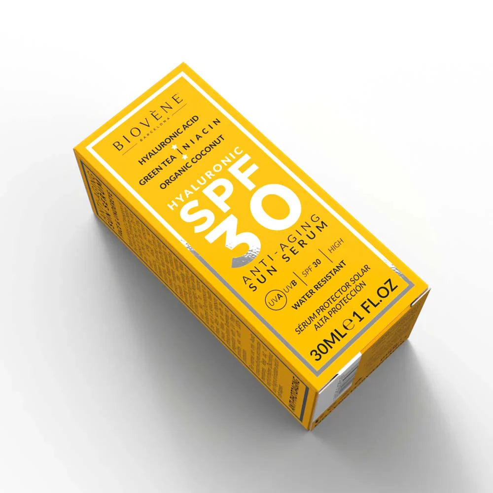 Protecție solară anti -îmbătrânire SPF 30 cu acid hialuronic - 30 ml