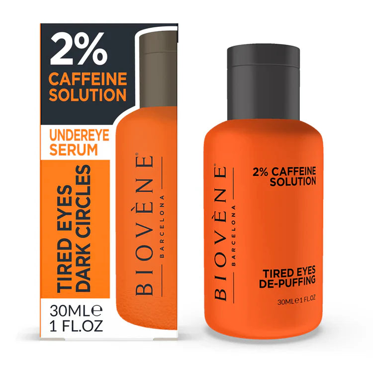 Ser cu cafeina pentru ochi obositi cu 2% cafeina pentru intinerire 30 ml