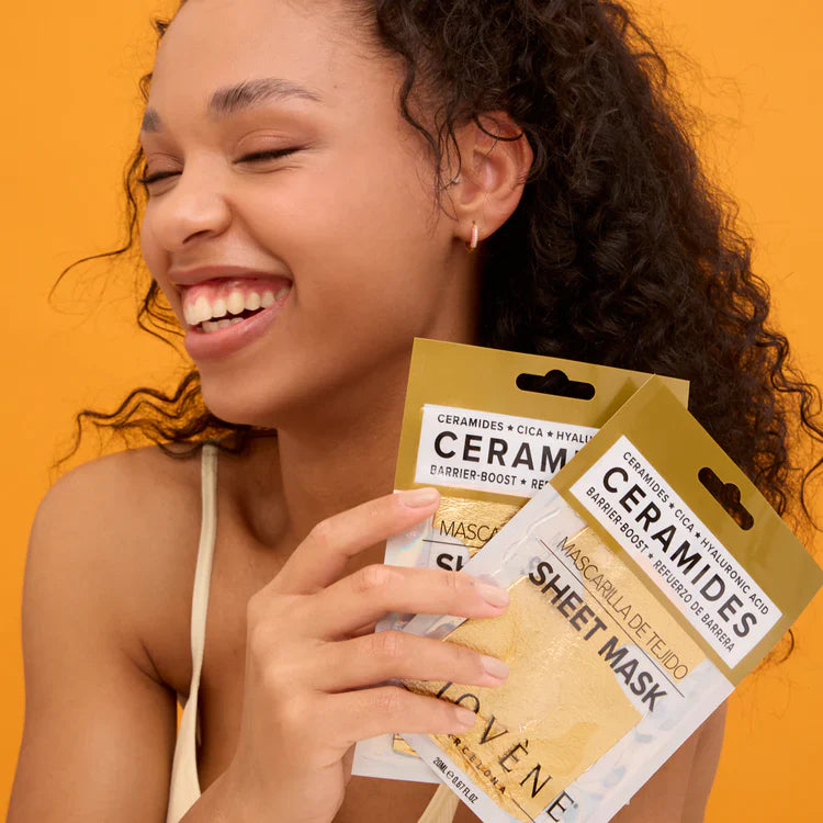 Masca cu ceramide cu zinc pentru refacerea si hidratarea pielii 1 pereche