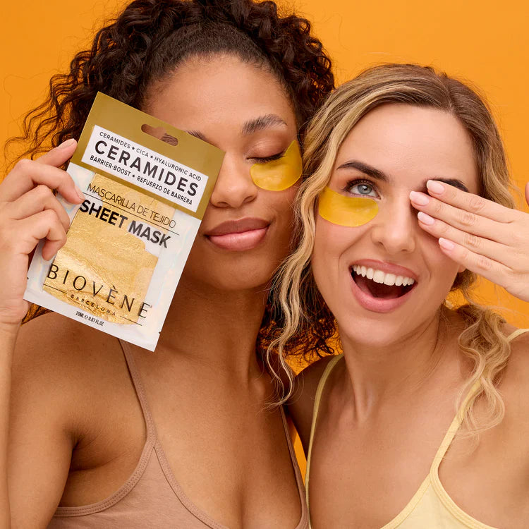 Masca cu ceramide cu zinc pentru refacerea si hidratarea pielii 1 pereche