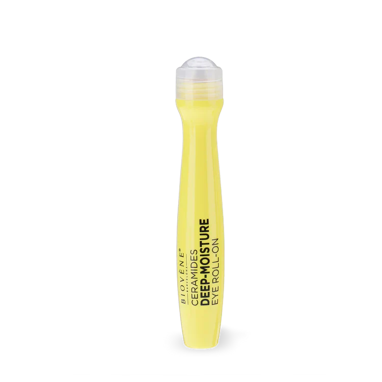 Roller hidratant pentru conturul ochilor cu ceramide cu acid hialuronic 15 ml