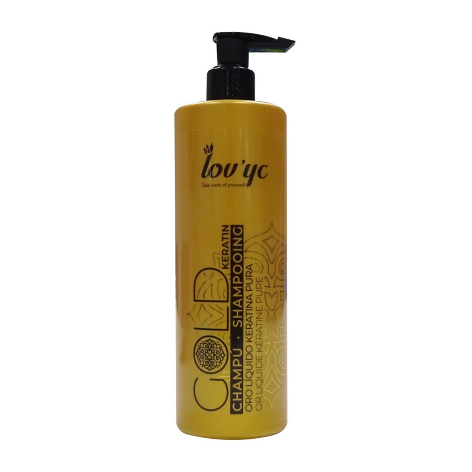 Elie Saab Lovyc Gold Keratin Sampon Cabello Seco 500ml