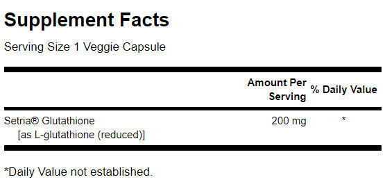 High Potecy L-Glutathione 200 mg - 60 капсули - Feel You